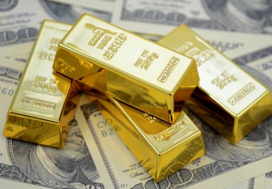 Gold Bard on dollar bills
